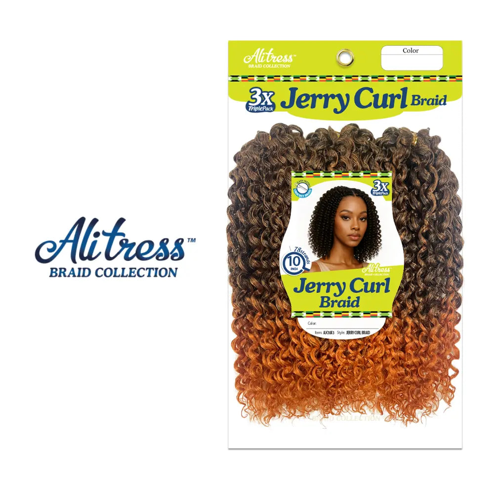 Alitress Jerry Curl 10″ X 3PCS – Curly Synthetic Hair – Delivery Hair