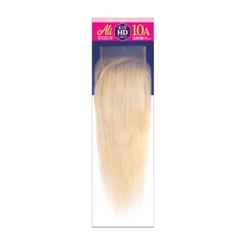 ALI 10A Brazilian Bundle HD 4×5 Lace Closure | Human Hair | Straight 10-14" ALI 10A