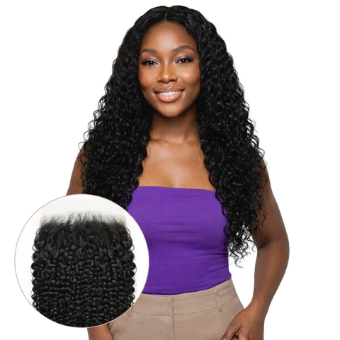 ALI Brazilian Bundle 5X5 HD Lace Closure | Human Hair | Bohemian 10-16" ALI