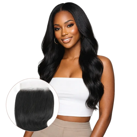 ALI Brazilian Bundle 5X5 HD Lace Closure | Human Hair | Body Wave 10-16" ALI