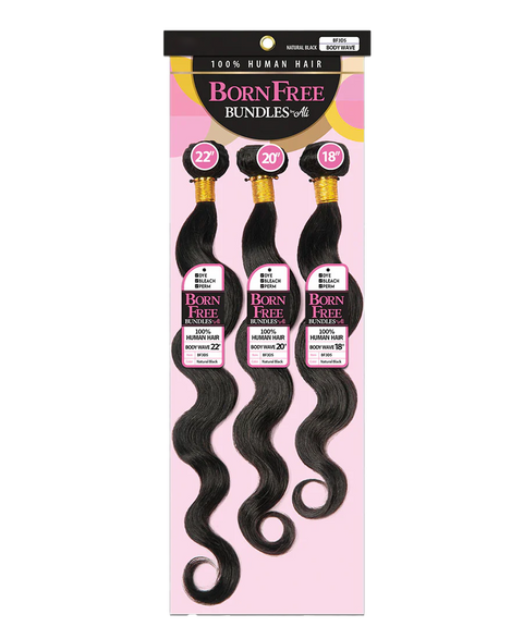 Born Free by Ali Bundle Virgin Human Hair 3PCS - Body Wave