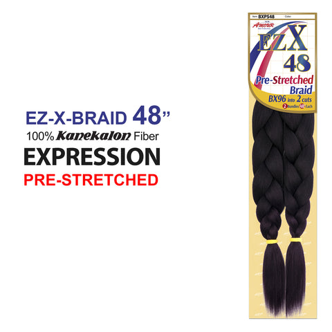 48" X-PRESSION 2X EASY EZ BRAID Pre-Streched Braid