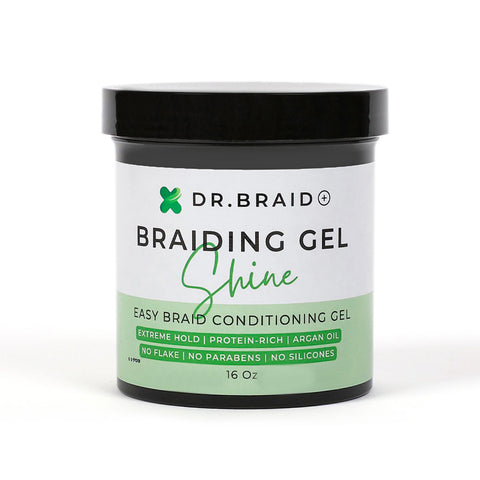 [SALON] DR. BRAID + ™ Conditioning Shine Braiding Gel Wax - 16 OZ