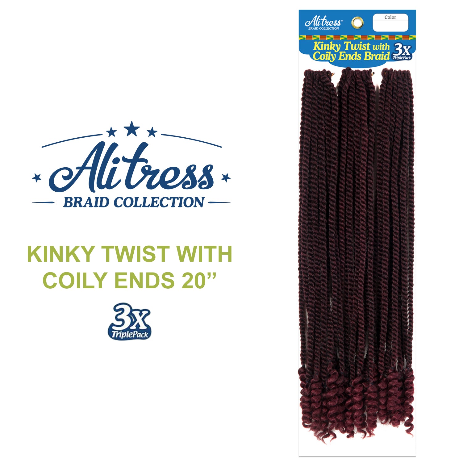 3x Twists with coily ends 3x Twists with coily ends