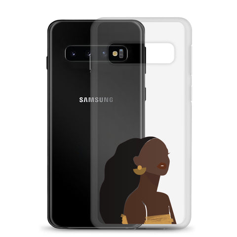 Étui de protection transparent et élégant pour téléphones Samsung® Galaxy