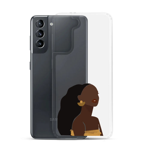 Protective Clear Beautiful Case for Samsung® Galaxy Phones Delivery Hair
