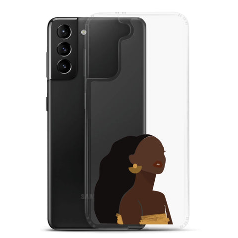 Protective Clear Beautiful Case for Samsung® Galaxy Phones Delivery Hair