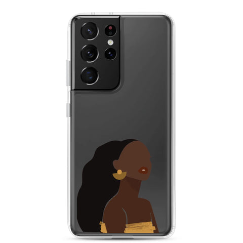 Protective Clear Beautiful Case for Samsung® Galaxy Phones Delivery Hair