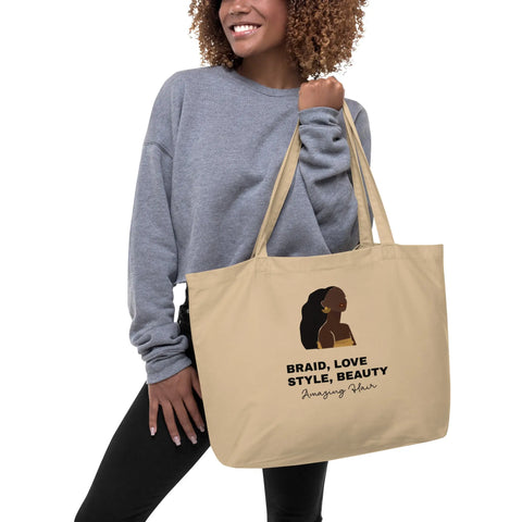 Braid Eco Friendly Organic Super Strong Stylish Tote Bag Delivery Hair