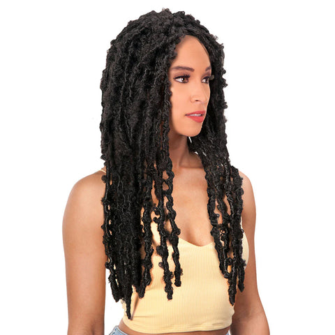 Tresse papillon au crochet 20" 2X Locs vieillis - ALITRESS [ADL20X2]