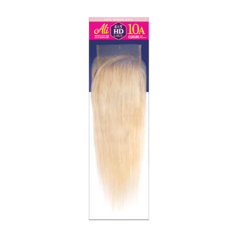 ALI 10A Brazilian Bundle HD 4×5 Lace Closure | Human Hair | Straight 10-14"