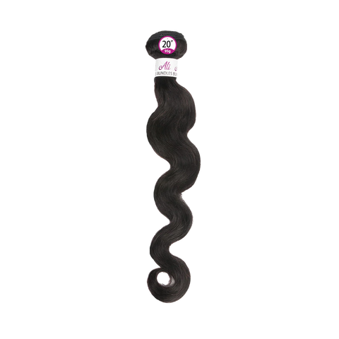 [ALI] 7A Brazilian 100% Human Hair Single Bundle Extensions 10-30"