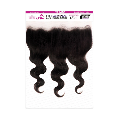 ALI 13X4 HD Lace Transparent Closure - Body Wave 10-12"