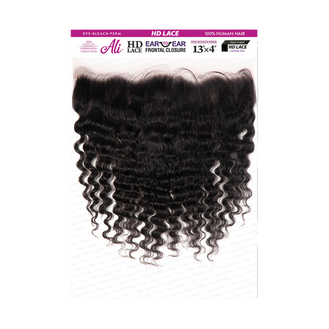 ALI 13X4 HD Lace Transparent Closure - New Deep 10-12"
