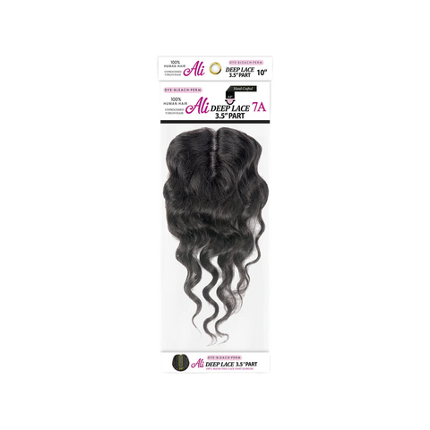 ALI 3.5″ Deep Lace Part Top Closure | Ocean Wave | 10-14"