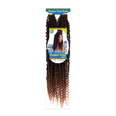 [Alitress] 22" 2X Passion Twist Braid | Pre-Twisted | Premium Soft Texture