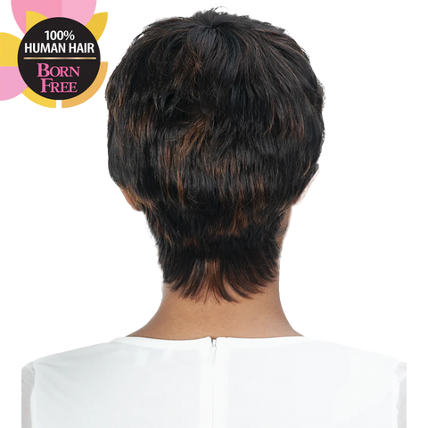 [Born Free] Wig Human Hair  | Wavy Pixie | Short | Pixie 04