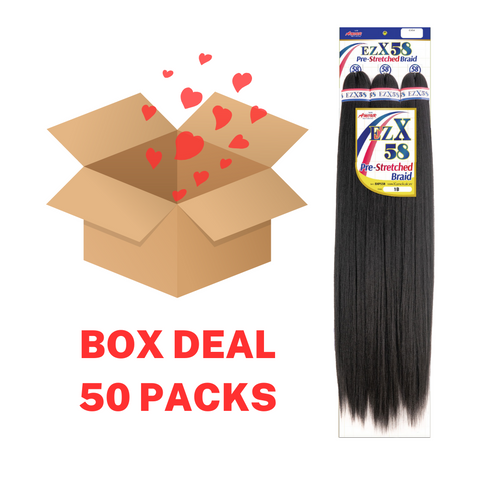 [BOX DEAL] 58" 3X X-PRESSION EZ-X Pre-Stretched Braid (50 PACKS/BOX)