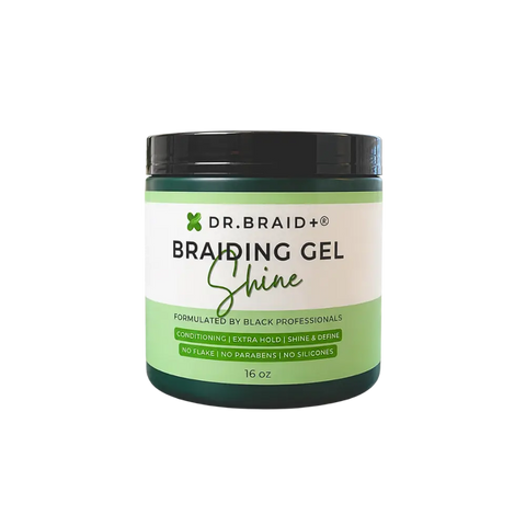 [DR. BRAID+™] 16 oz Conditioning Shine Gel Wax | Strong Hold | For Braids & Edges