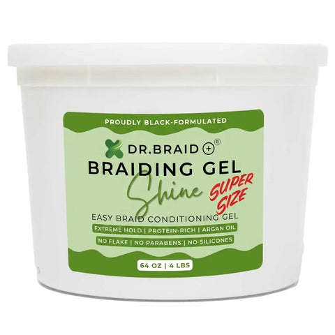 [DR. BRAID+™] 64 oz Braiding Conditioning Gel | Proudly Black-Formulated in USA