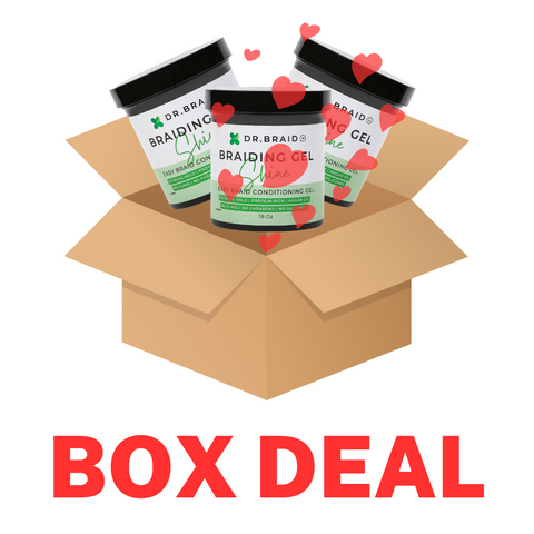 [BOX DEAL] DR. BRAID+™ 16 oz Conditioning Shine Braiding Gel (12 PCS/BOX)