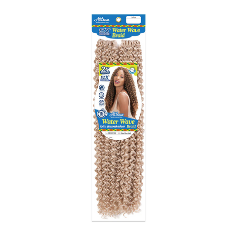 [Alitress] 18" 2X Water Wave Crochet Braid | Kanekalon | Soft & Easy Install