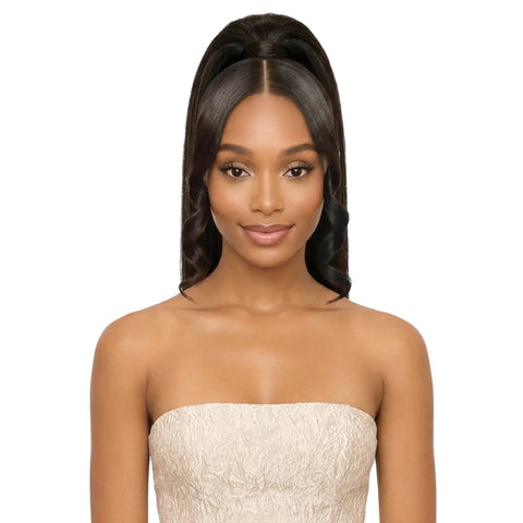 [Flowy Crown] Bang N Pony 01 | Bang & Ponytail Hairpiece | Long Straight FLOWY CROWN