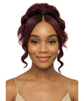 [Flowy Crown] Bang N Pony 03 | Bang & Ponytail Hairpiece | Short Wavy FLOWY CROWN