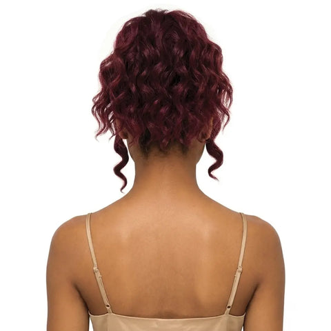[Flowy Crown] Bang N Pony 03 | Bang & Ponytail Hairpiece | Short Wavy FLOWY CROWN