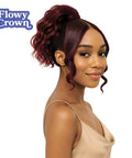 [Flowy Crown] Bang N Pony 03 | Bang & Ponytail Hairpiece | Short Wavy FLOWY CROWN