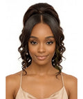 [Flowy Crown] Bang N Pony 04 | Bang & Ponytail Hairpiece | Medium Curly FLOWY CROWN