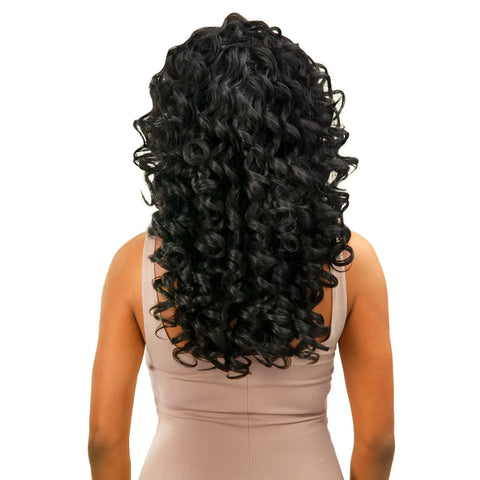 [Quick Switch] 3-in-1 Flip Over Half Wig - HFW02 QUICK SWITCH