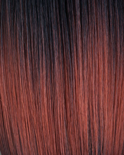 [Ali Naturale] Yaki Straight Wig | Center Part | Human Hair 32"