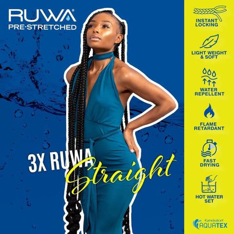 [BOX DEAL] 36" 3X Ruwa X-Pression Aquatex Braid | Pre-Stretched RUWA