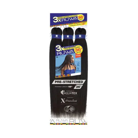 [BOX DEAL] 36" 3X Ruwa X-Pression Aquatex Braid | Pre-Stretched RUWA