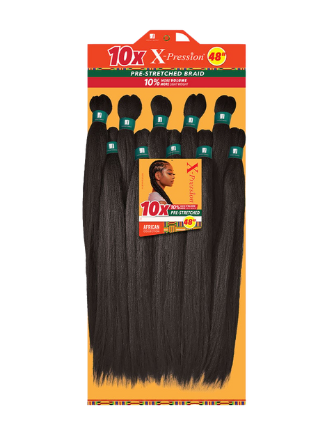 [BOX DEAL] African Collection 48" 10X X-Pression Braid | Pre-Stretched | - Delivery Hair