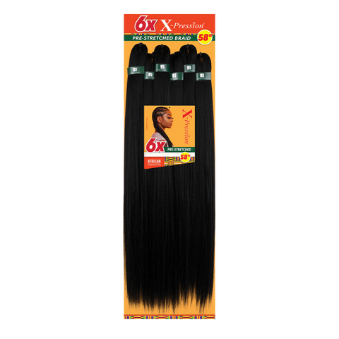 [BOX DEAL] African Collection 58" 6X X-Pression Braid | Pre-Stretched