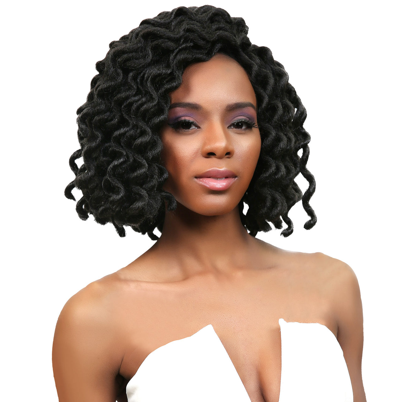 Natty Goddess Dreadlocks Synthetic Kanekalon Crochet Deep Wavy Braids Delivery Hair 5357