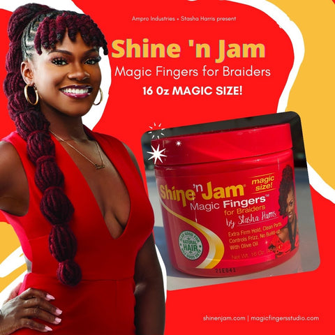 Ampro Shine-N-Jam Magic Fingers For Braids (Pack of 4)
